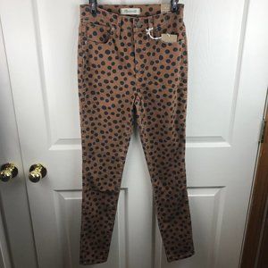 COPY - NWT Madewell 10" Skinny High Rise Leopard Jeans 26
